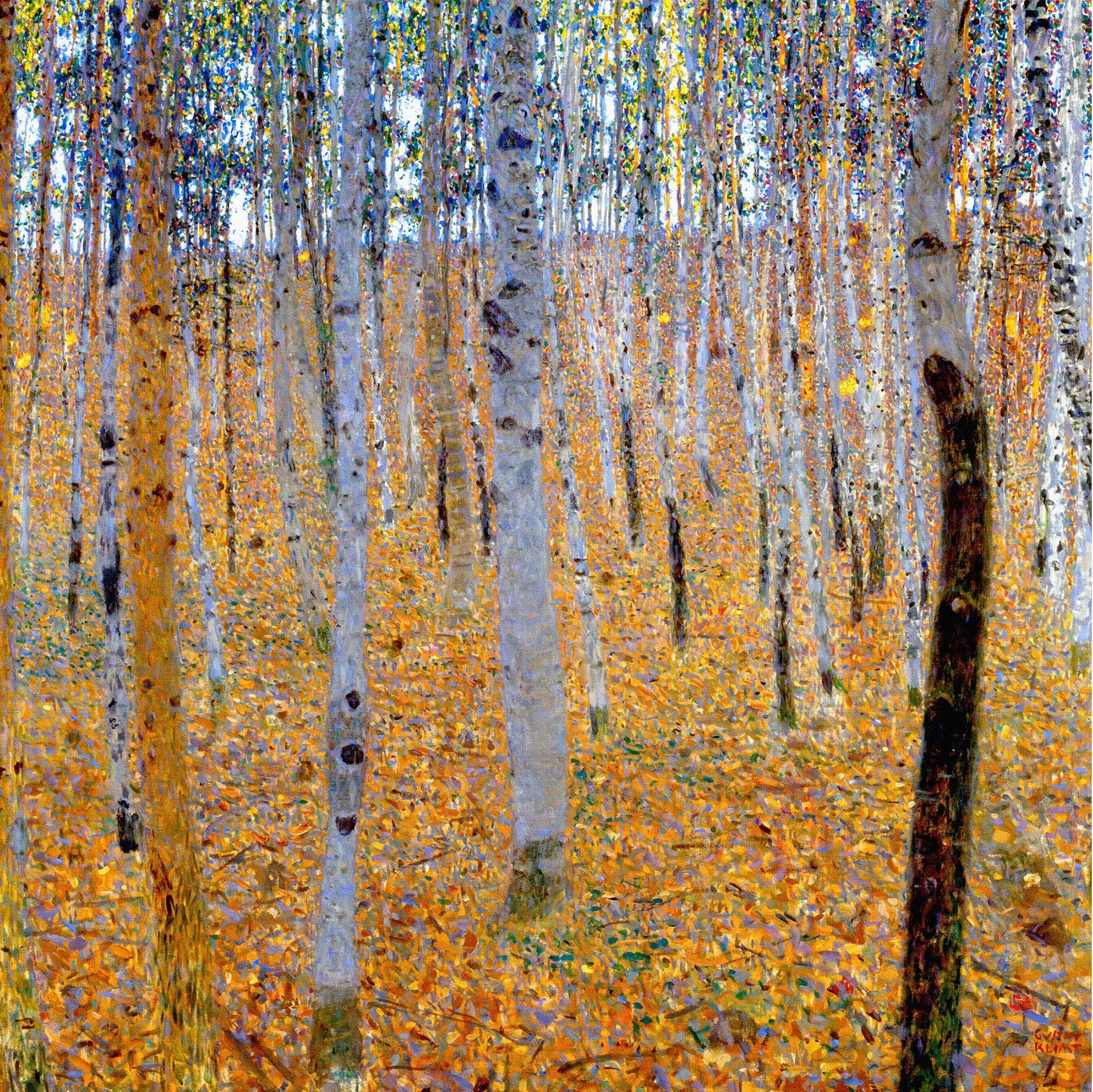 Foresta di betulle - Gustav Klimt