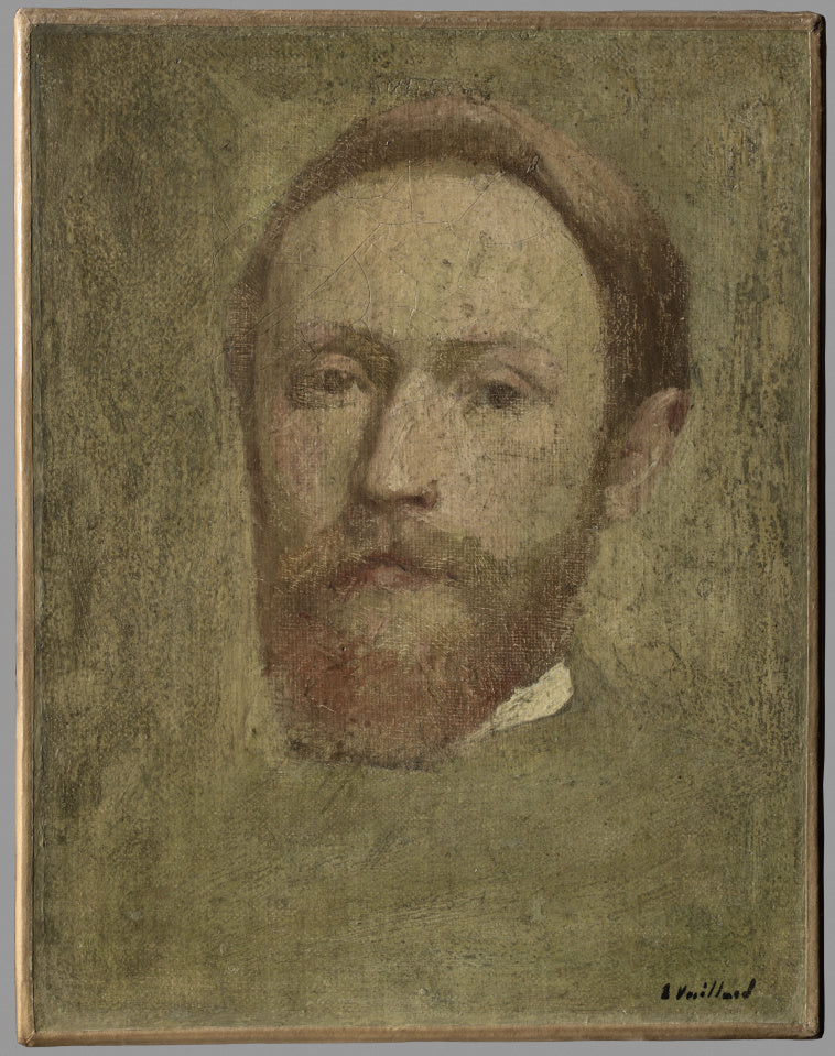 Autoportrait, étude de visage - Édouard Vuillard