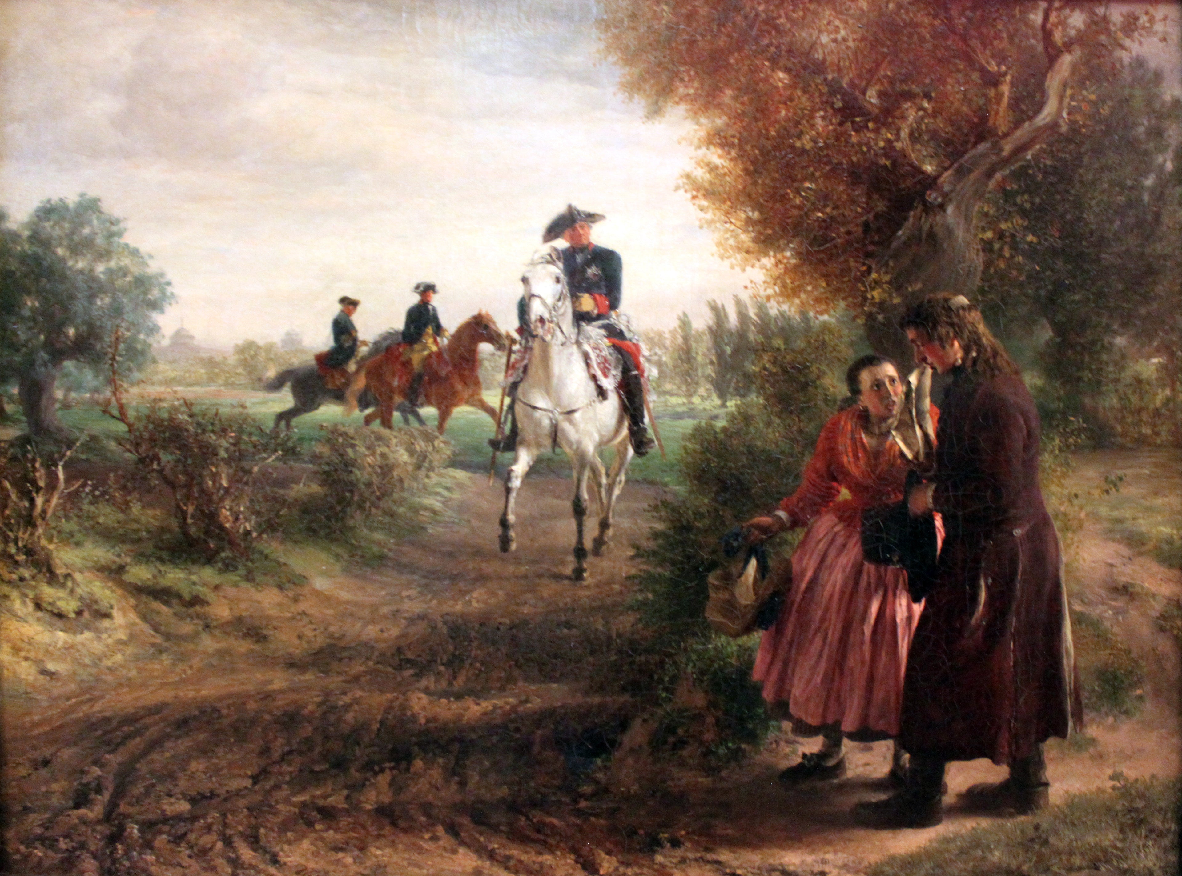 La pétition - Adolph von Menzel