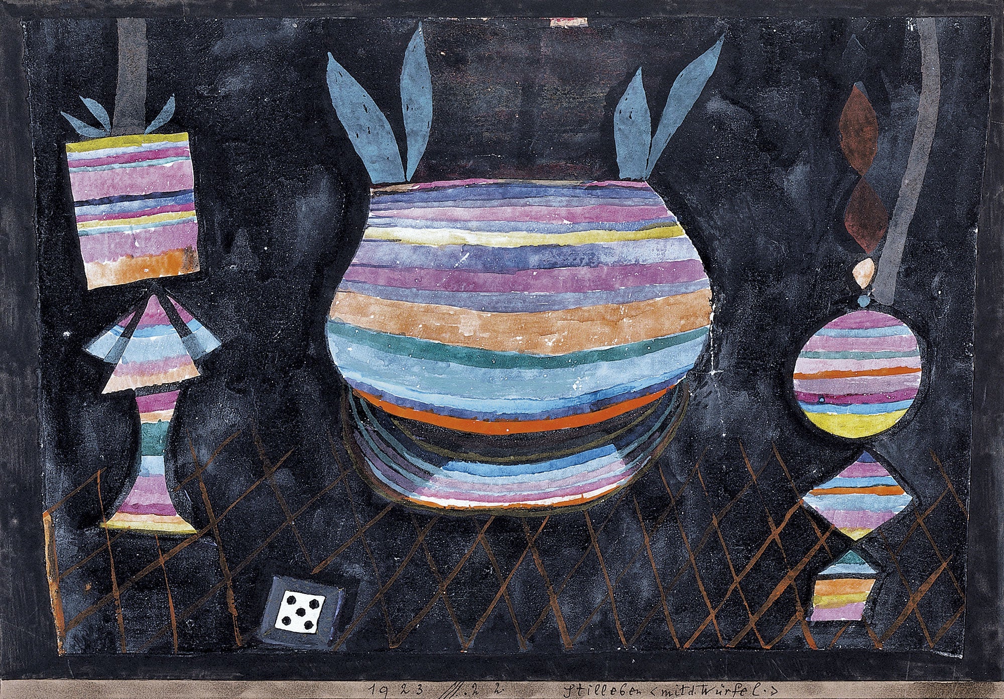 Natura morta con dadi - Paul Klee