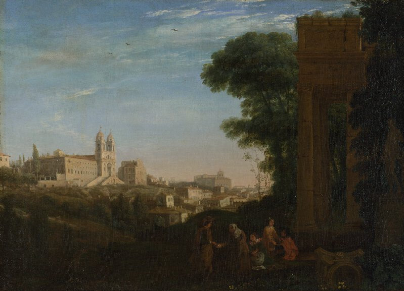 Une vue à Rome - Claude Lorrain