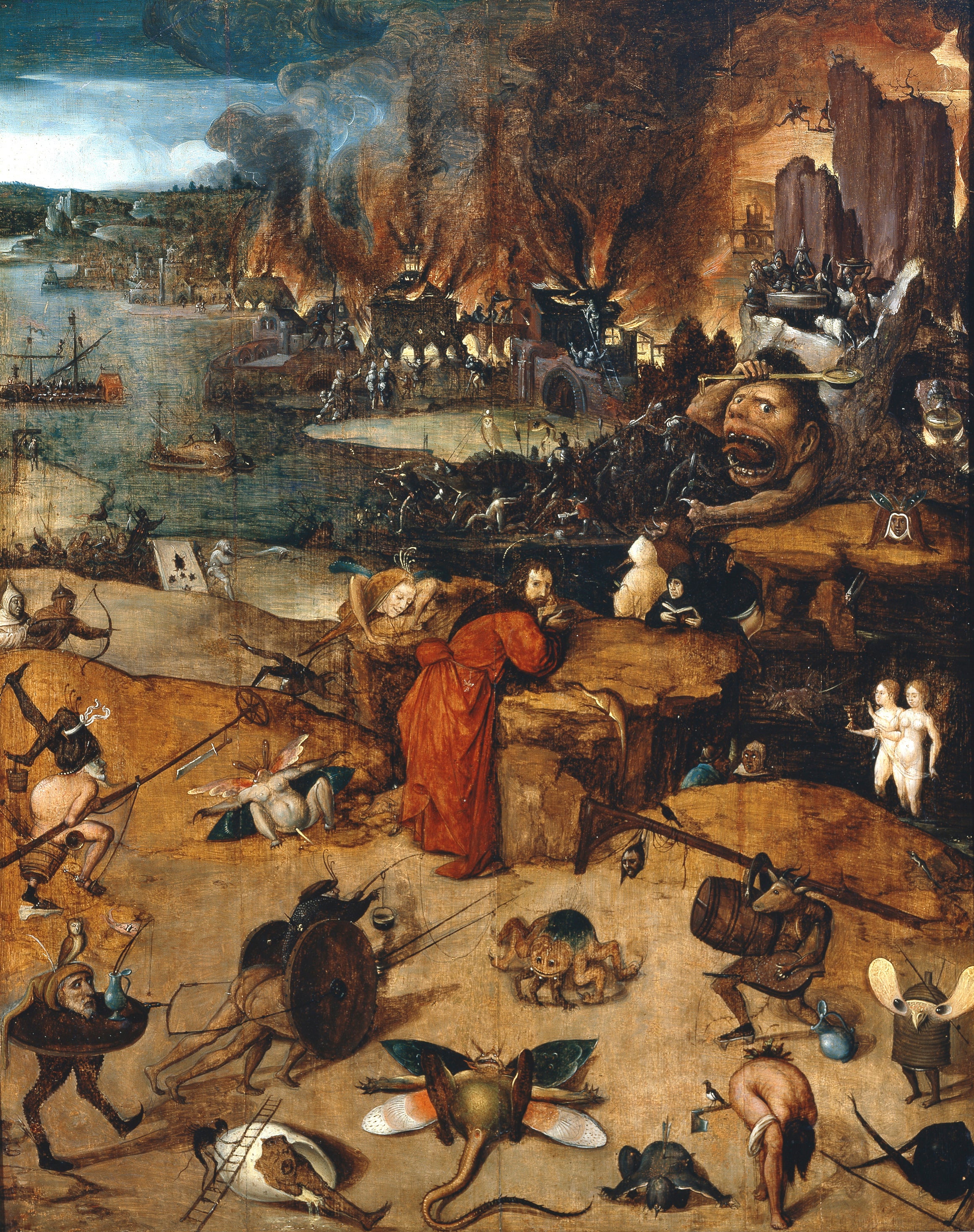 La Tentazione di sant'Antonio - Hieronymus Bosch