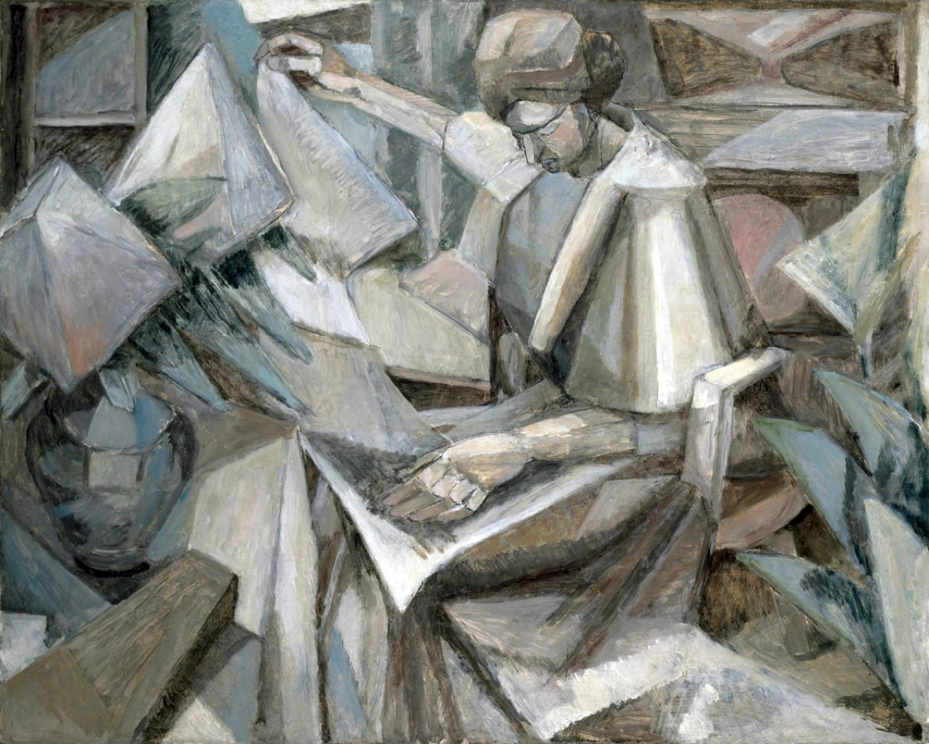 La Femme aux phlox - Albert Gleizes