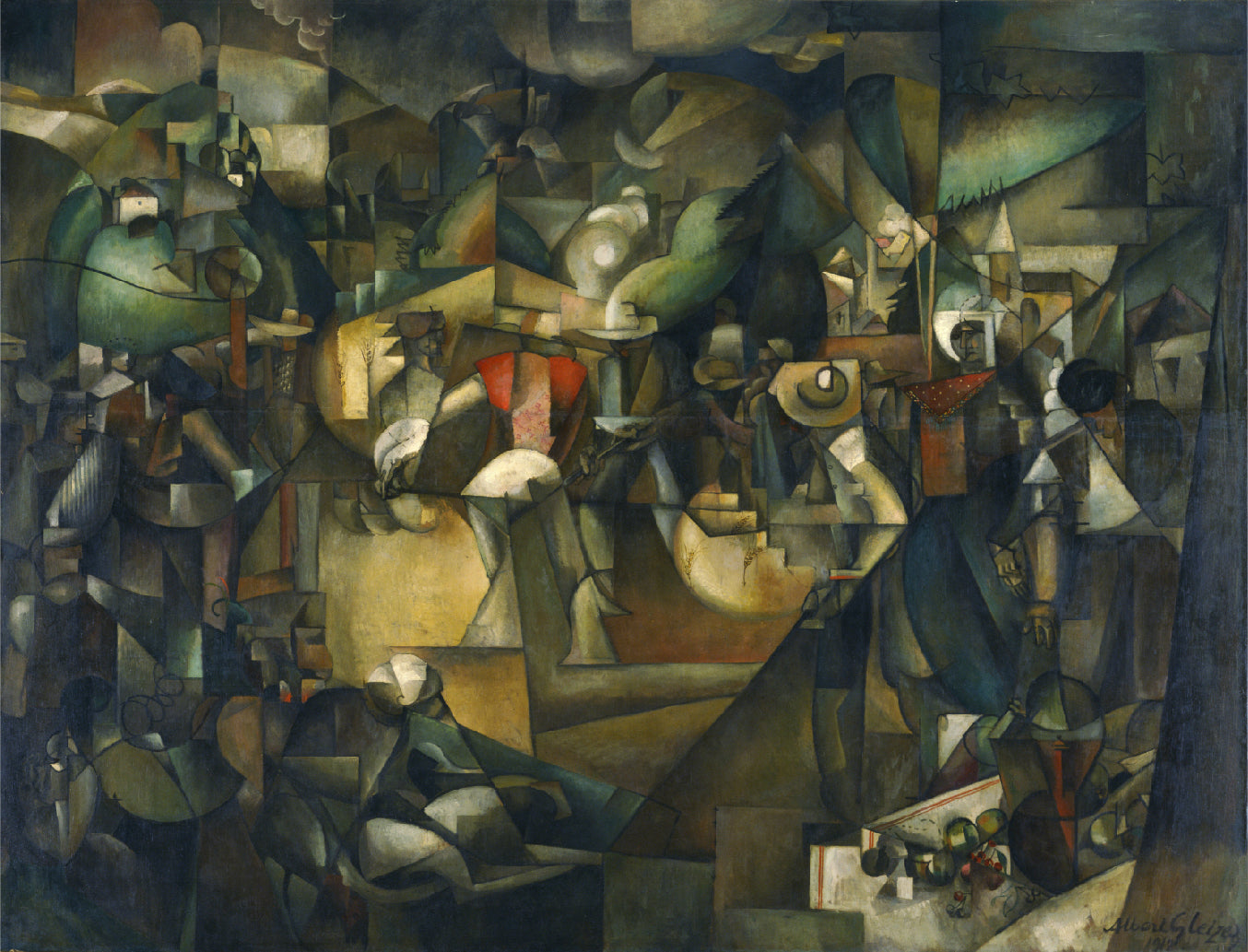Le Dépiquage des Moissons - Albert Gleizes