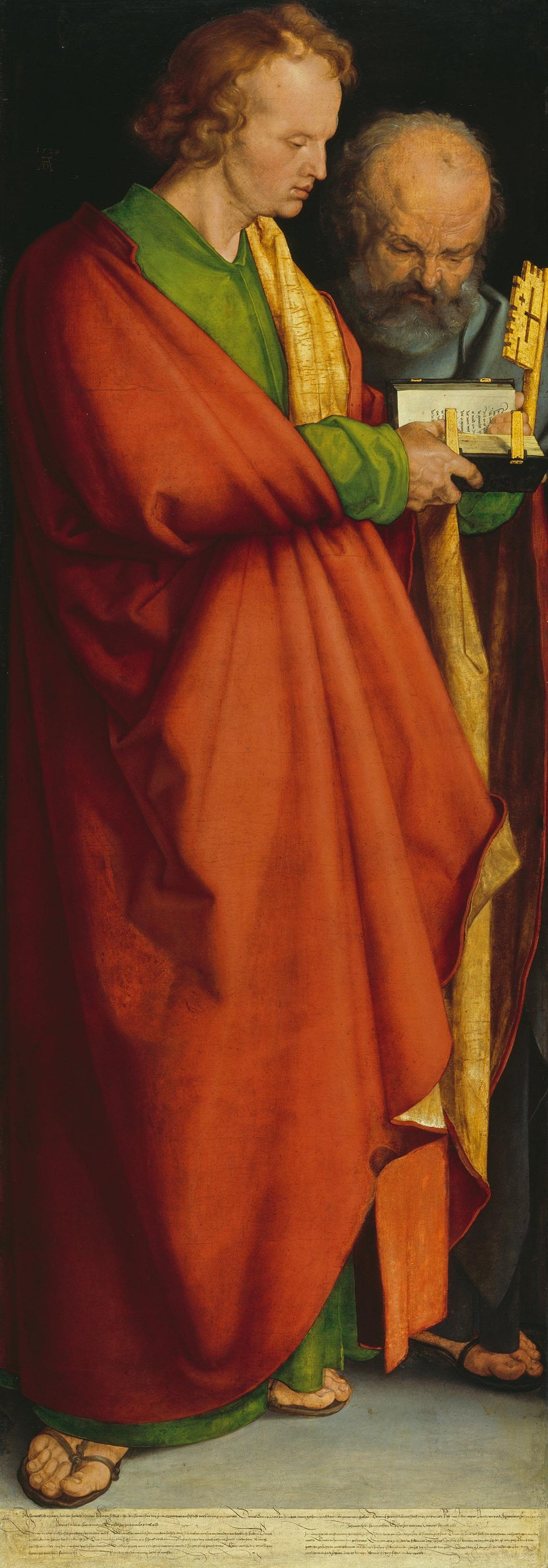 I quattro apostoli: santi Giovanni e Pietro - Albrecht Dürer