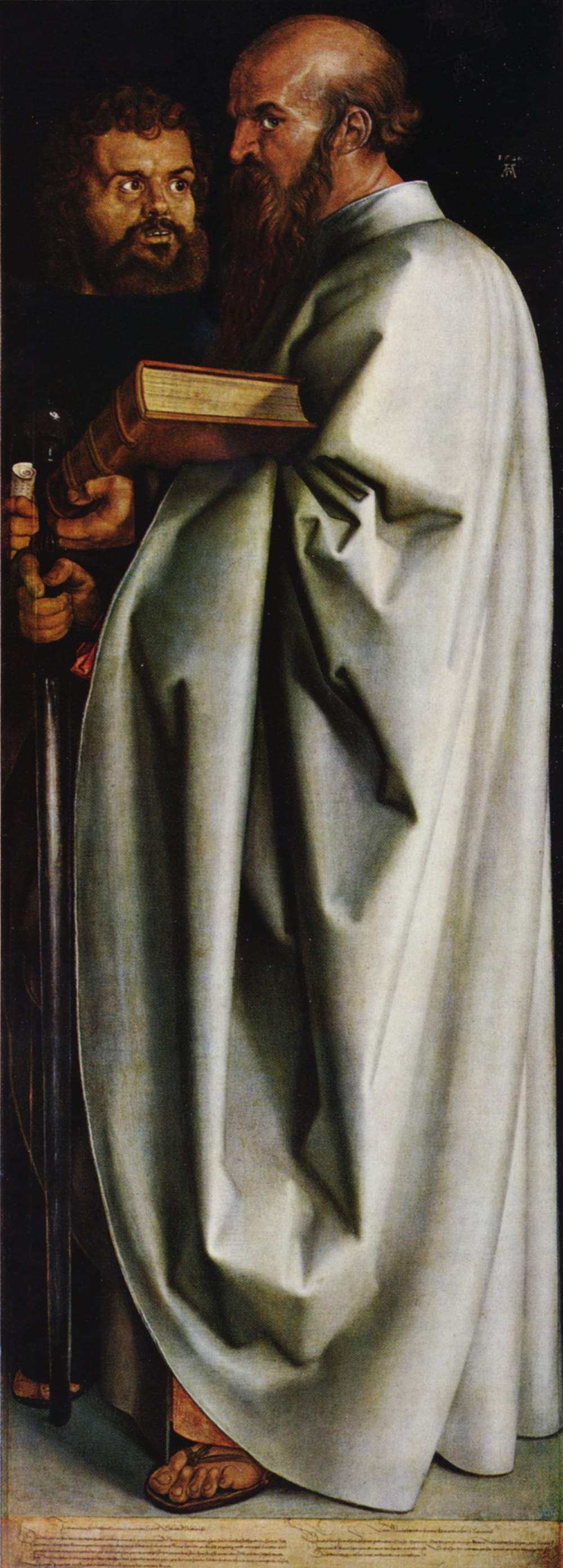 I quattro apostoli: santi Marco e Paolo - Albrecht Dürer