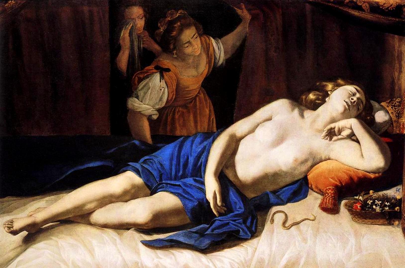 Cléopâtre - Artemisia Gentileschi