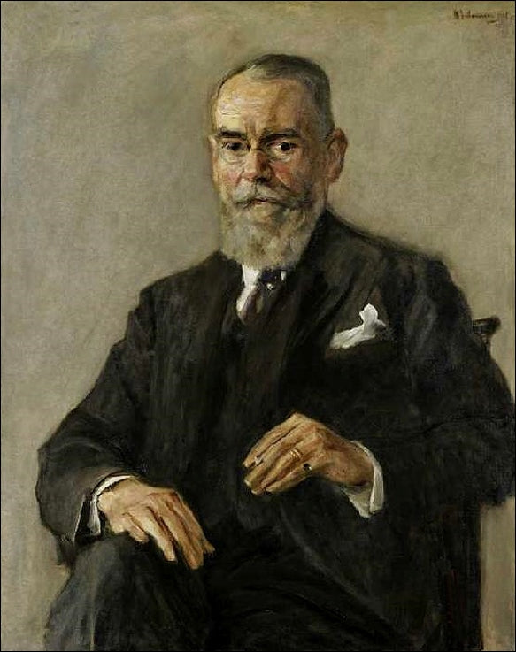 Ritratto di Auguste Batschari - Max Liebermann