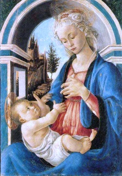 La Vergine con Bambino - Sandro Botticelli