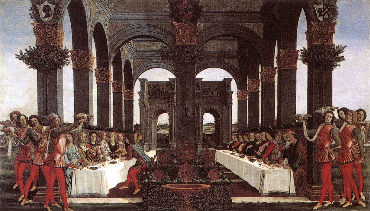 Storia di Nastagio degli Onesti, quarto episodio - Sandro Botticelli