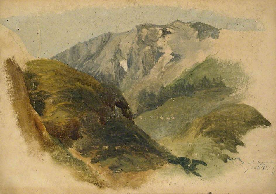 Paesaggio montano - Carl Spitzweg