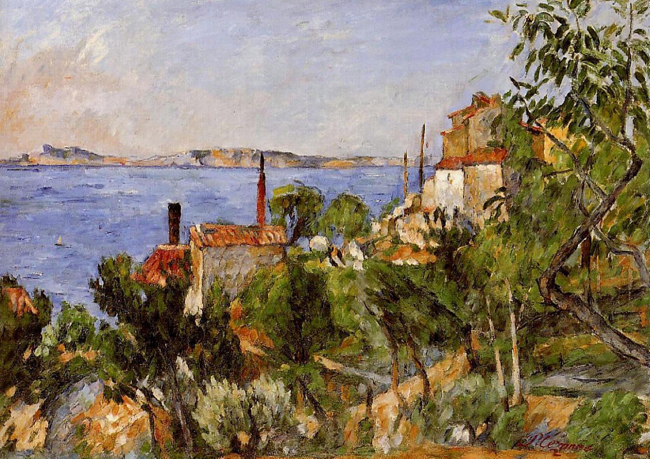 Il Mare a l'Estaque - Paul Cézanne