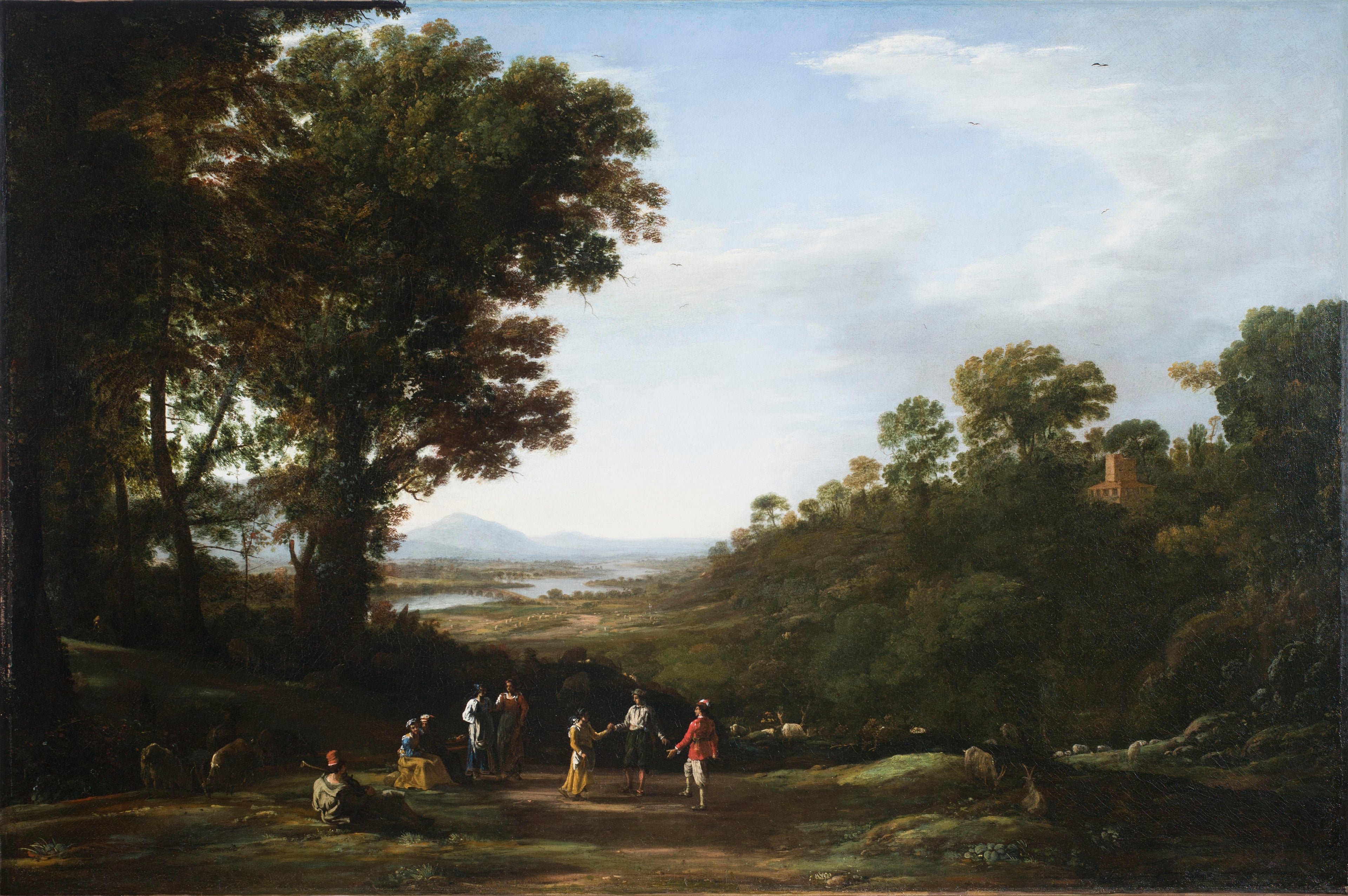 Les villageois dansent - Claude Lorrain