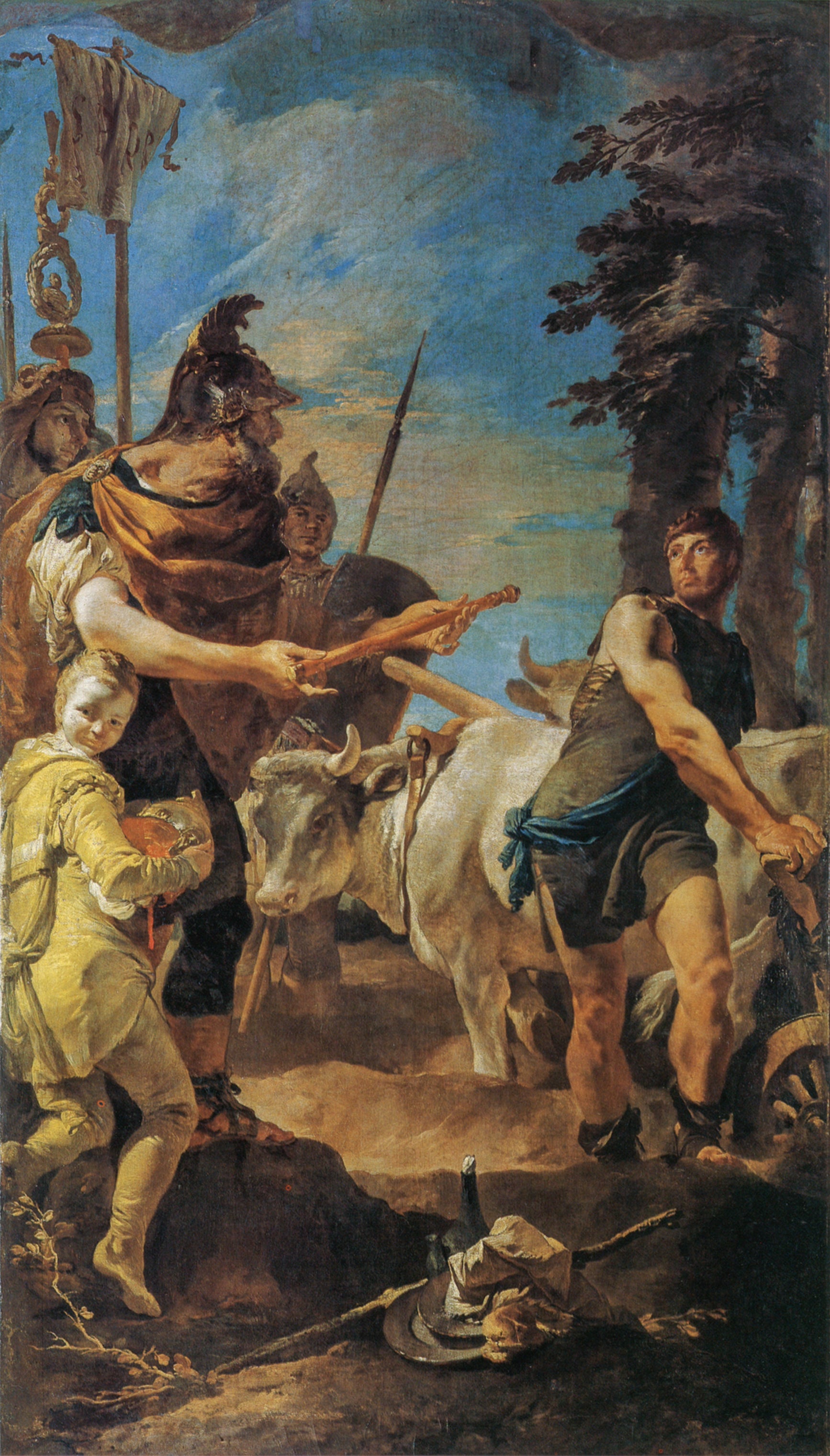 La dictature offerte à Cincinnatus - Giovanni Battista Tiepolo