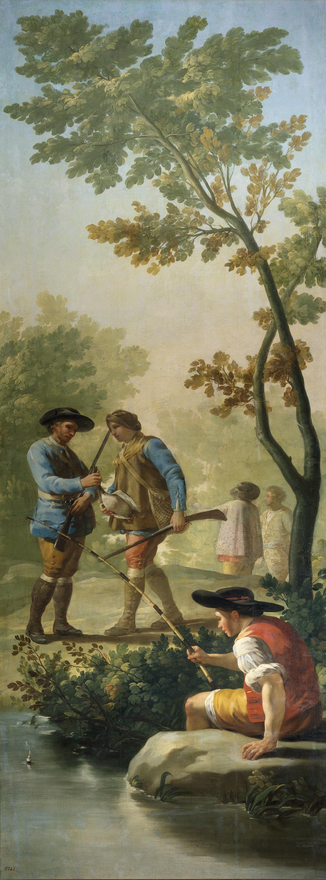 Reproduction du tableau « Le Pêcheur - Francisco de Goya » par Alpha Reproduction en peinture à l’huile