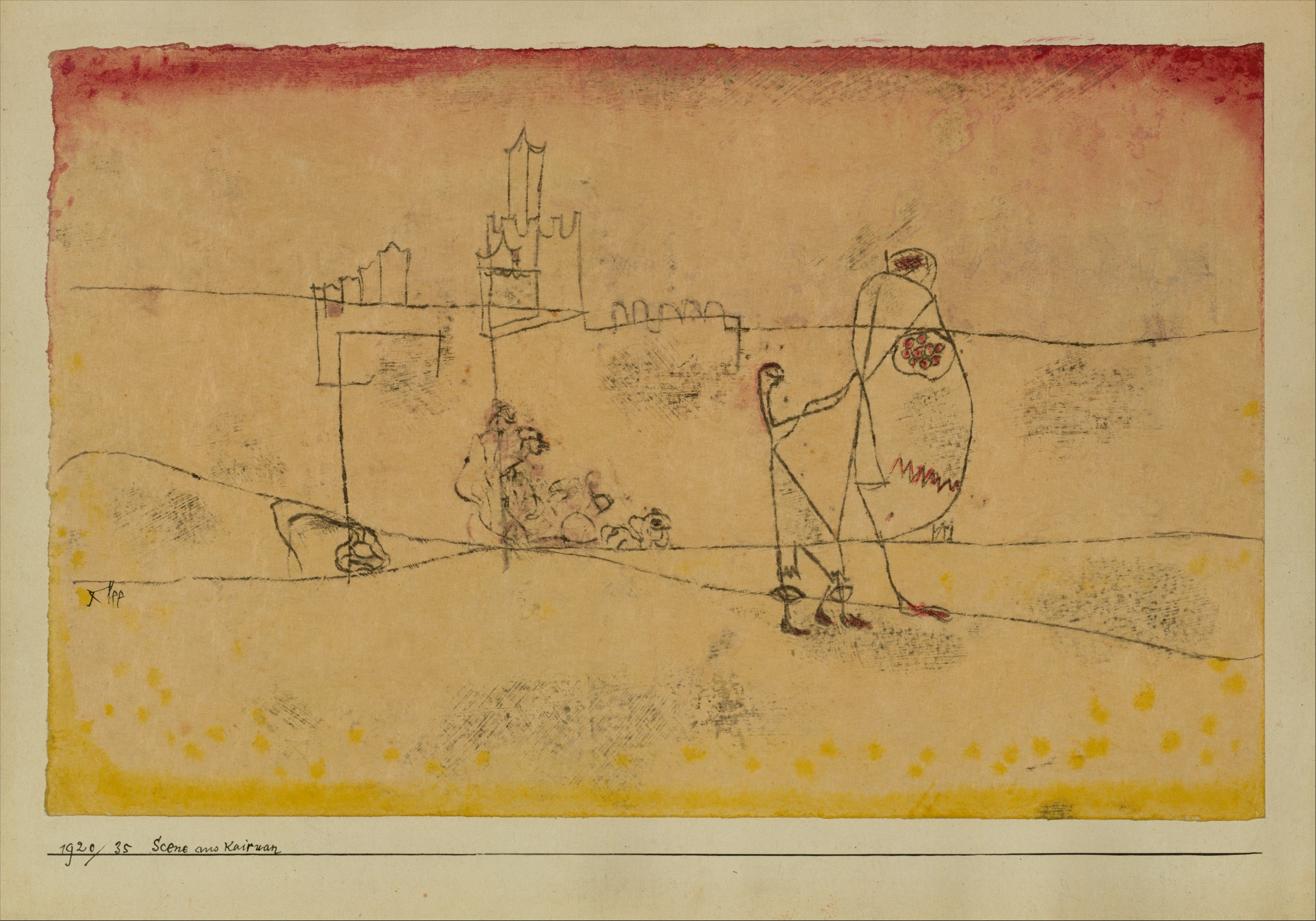 Episodio a Kairouan - Paul Klee