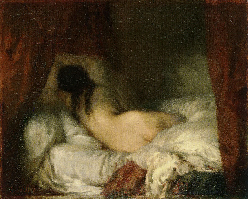 Femme nue couchée - Jean-François Millet