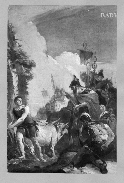 le Sénat convoque Cincinnatus - Giovanni Battista Tiepolo