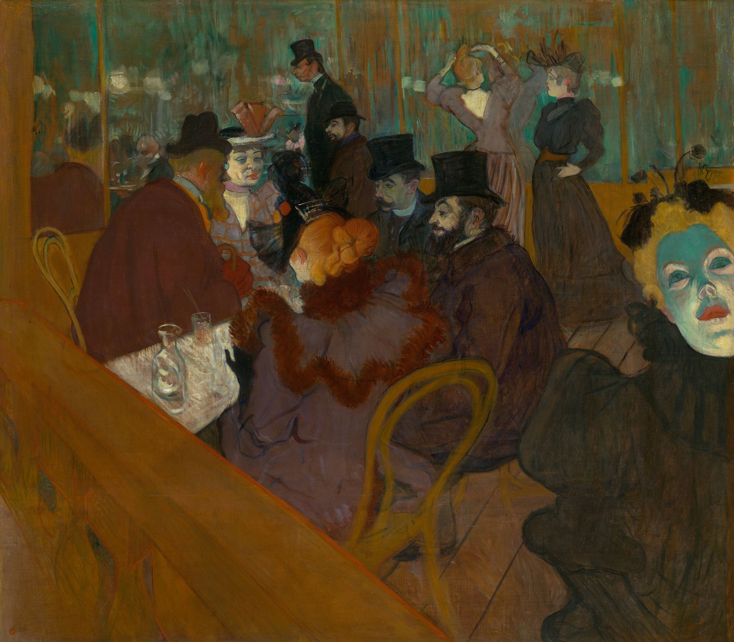 Al Moulin-Rouge - Henri de Toulouse-Lautrec