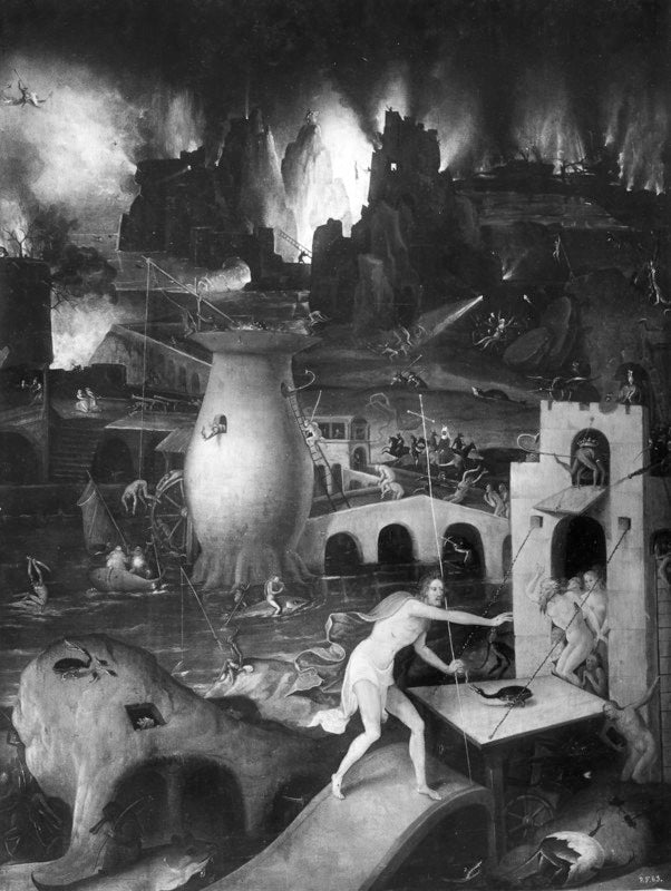 La Discesa agli Inferi - Hieronymus Bosch