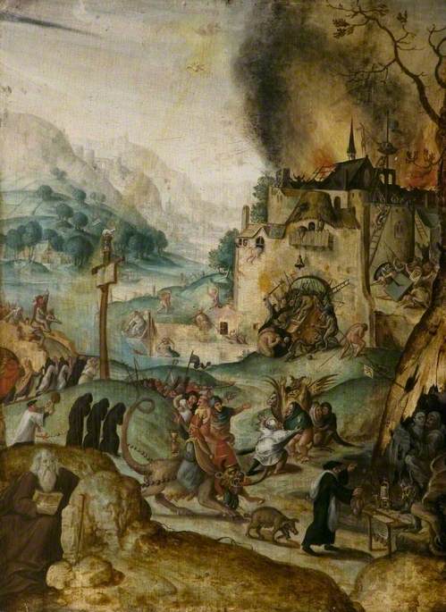 La Tentazione di Sant'Antonio - Hieronymus Bosch