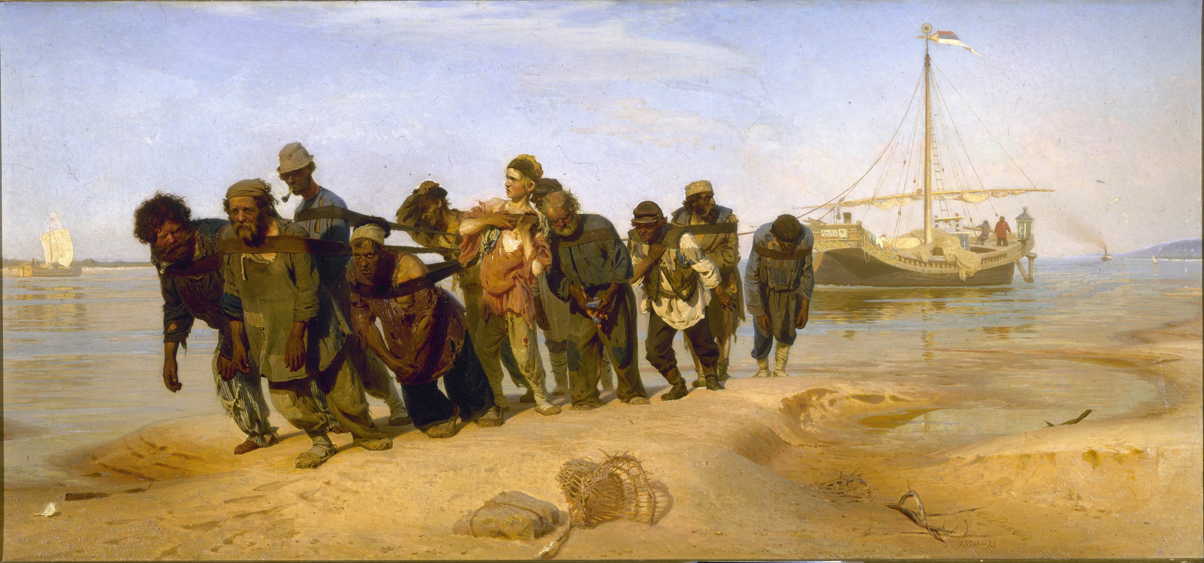 Les Bateliers de la Volga - Ilya Repin