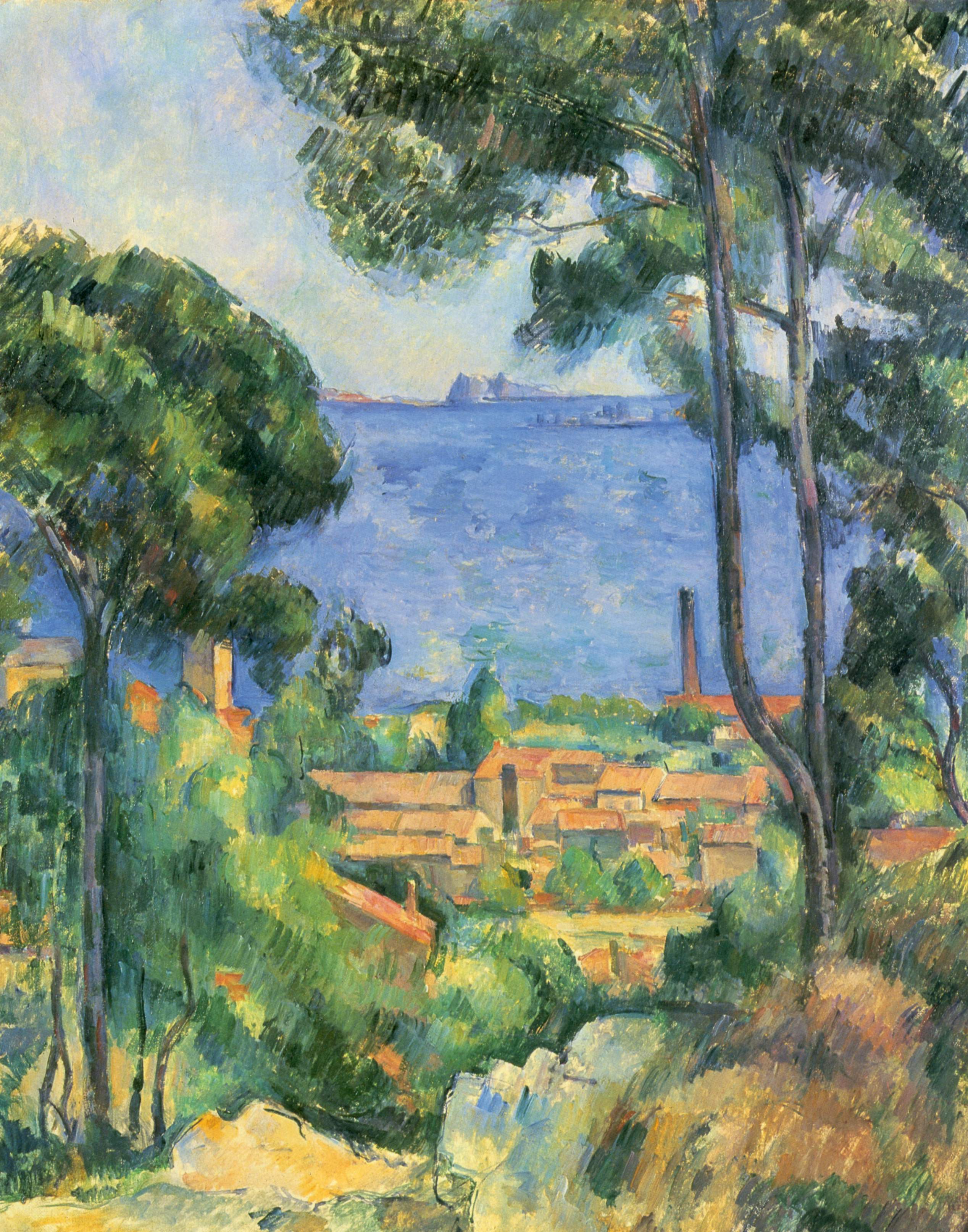 Veduta su l'Estaque e il castello d'If - Paul Cézanne