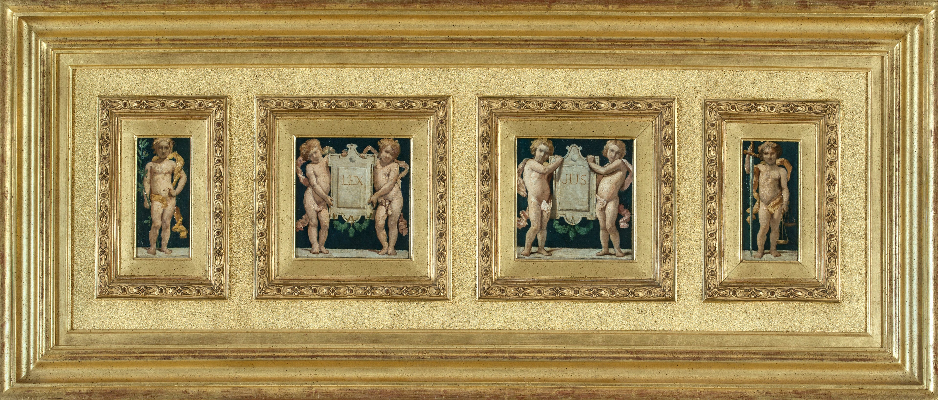 Esquisse pour la salle d'audience de la Cour des Assises du Palais de Justice de Paris : La Paix - Léon Bonnat