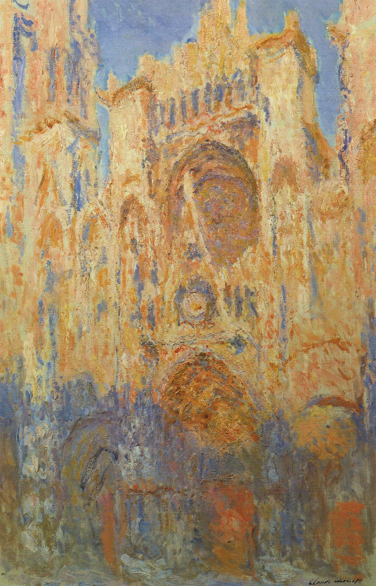 La Cattedrale di Rouen, Fine giornata - Claude Monet
