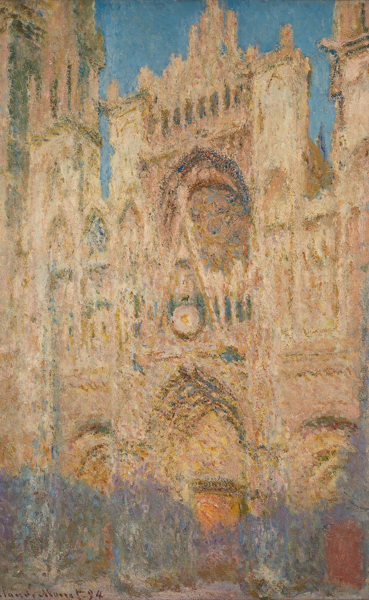 La Cattedrale di Rouen, Fine giornata - Claude Monet