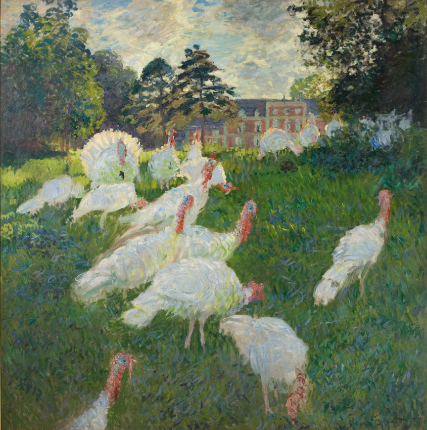 🎨 I Tacchini – Claude Monet (1877)
