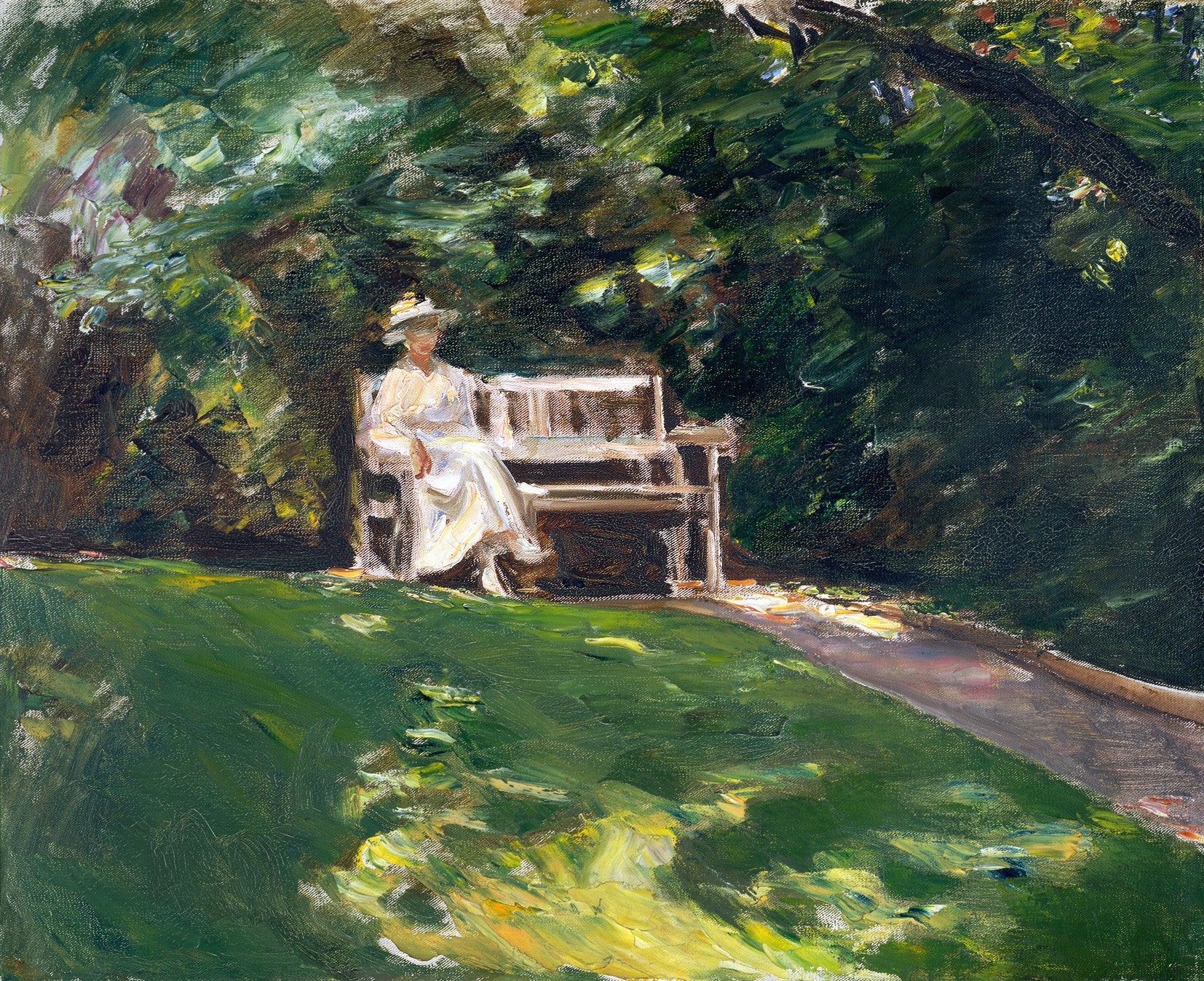 La panchina da giardino - Max Liebermann