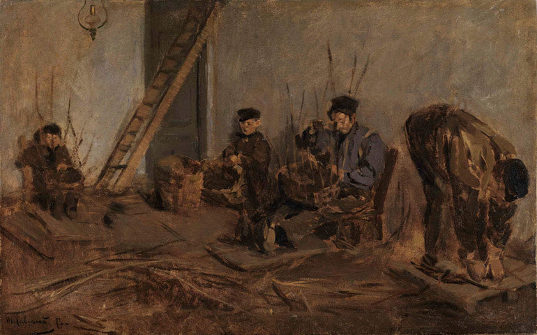 I Vannai (Die Korbflechter) - Max Liebermann
