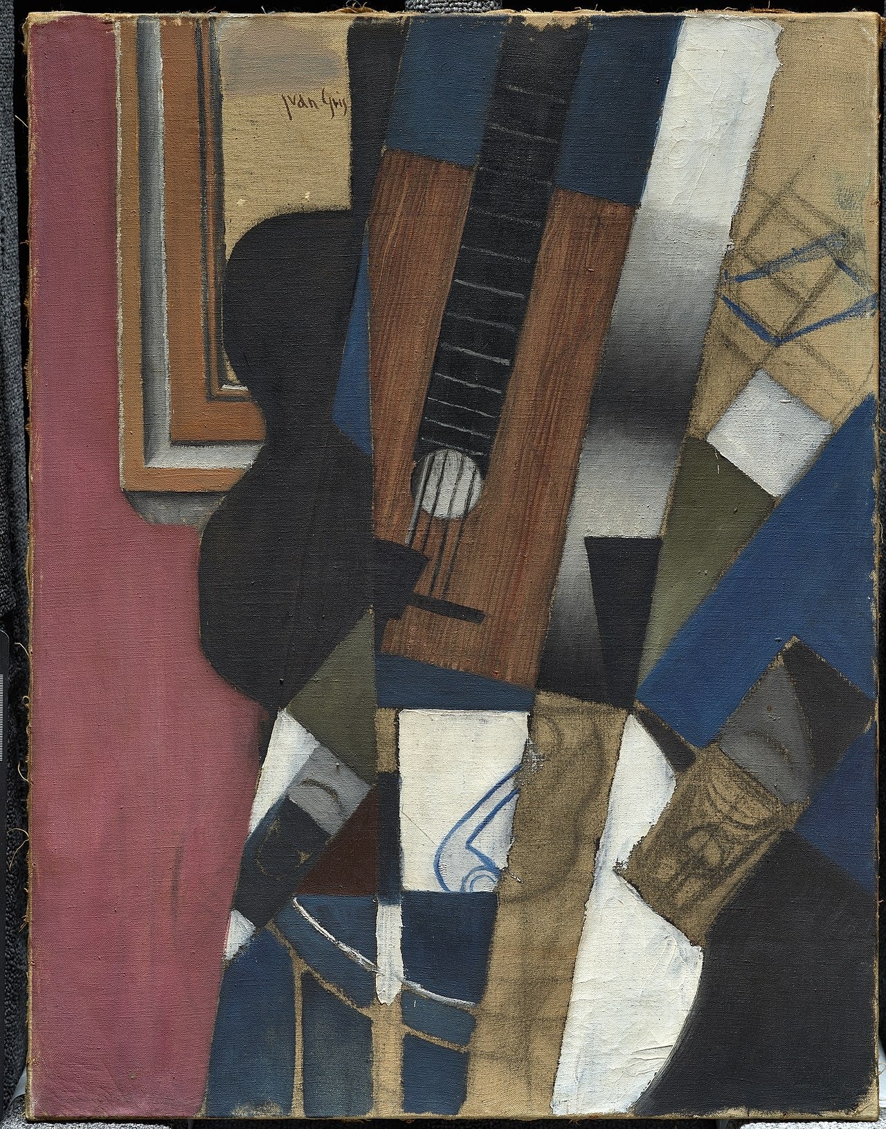 Guitare et tuyaux - Juan Gris