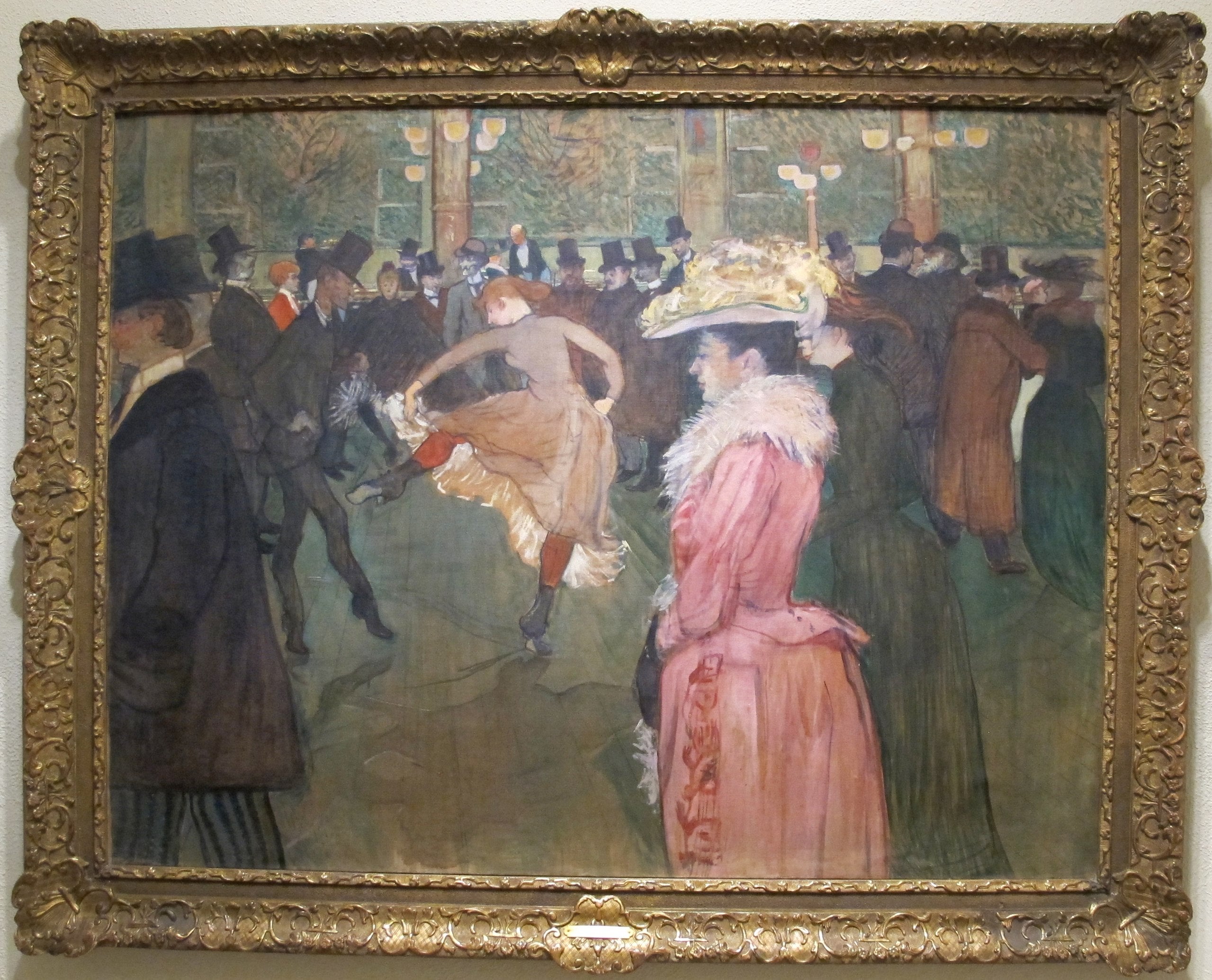 La Danza al Moulin-Rouge - Henri de Toulouse-Lautrec