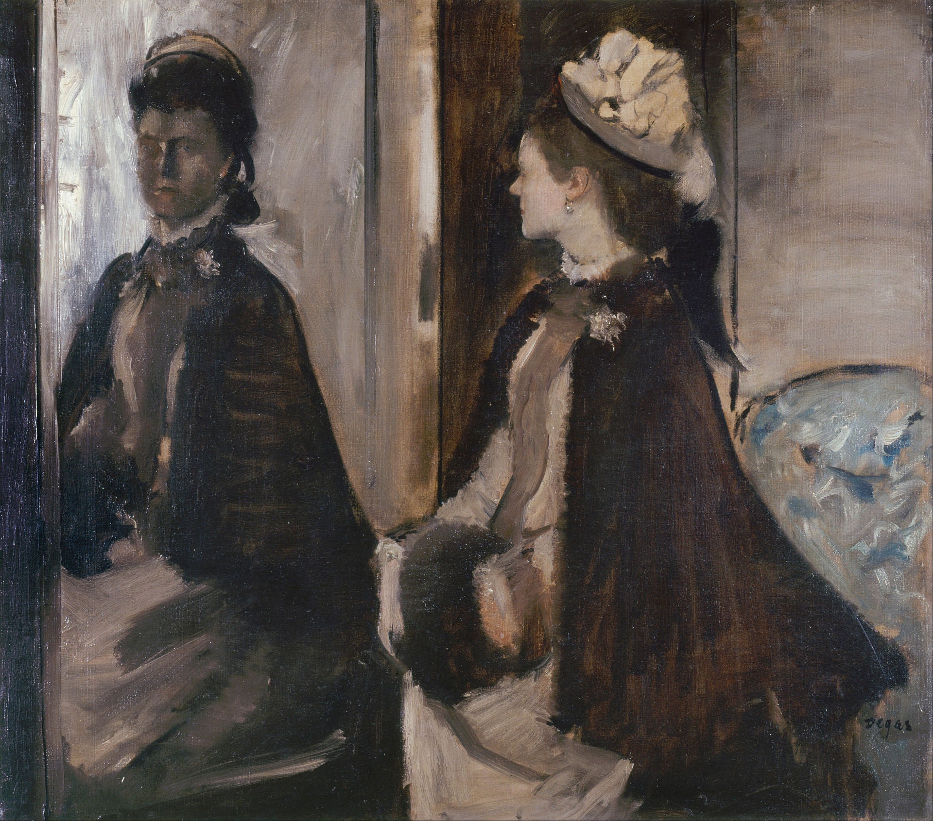 Madame Jeantaud allo specchio - Edgar Degas