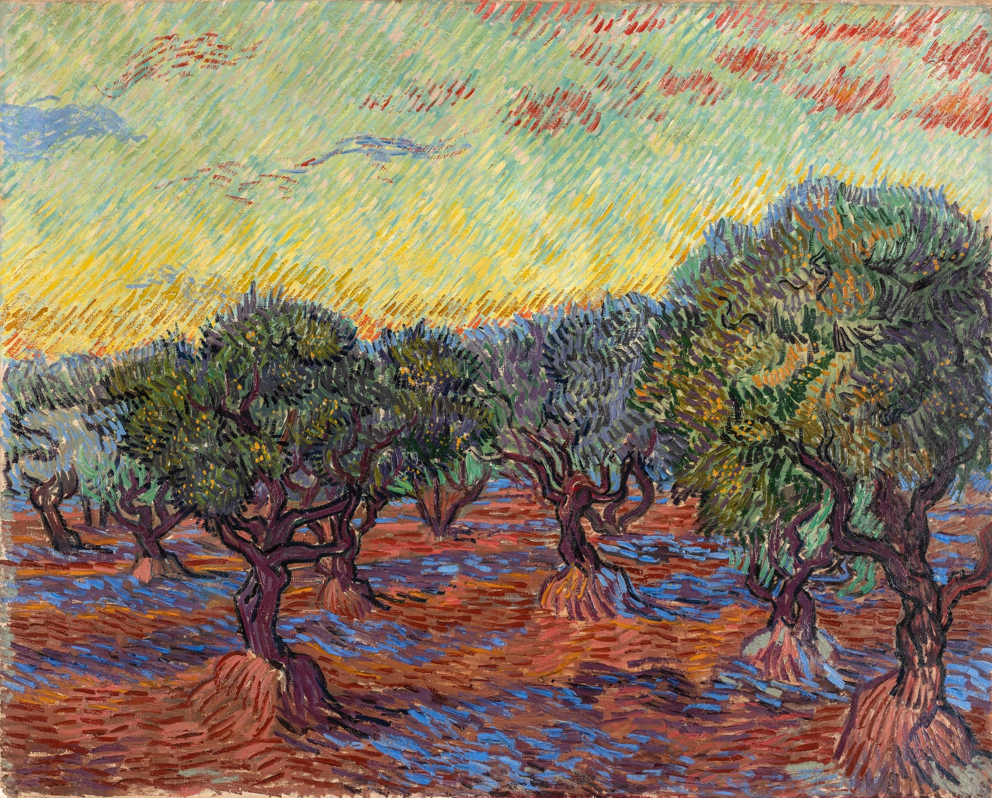 Uliveto, Saint-Rémy - Vincent van Gogh