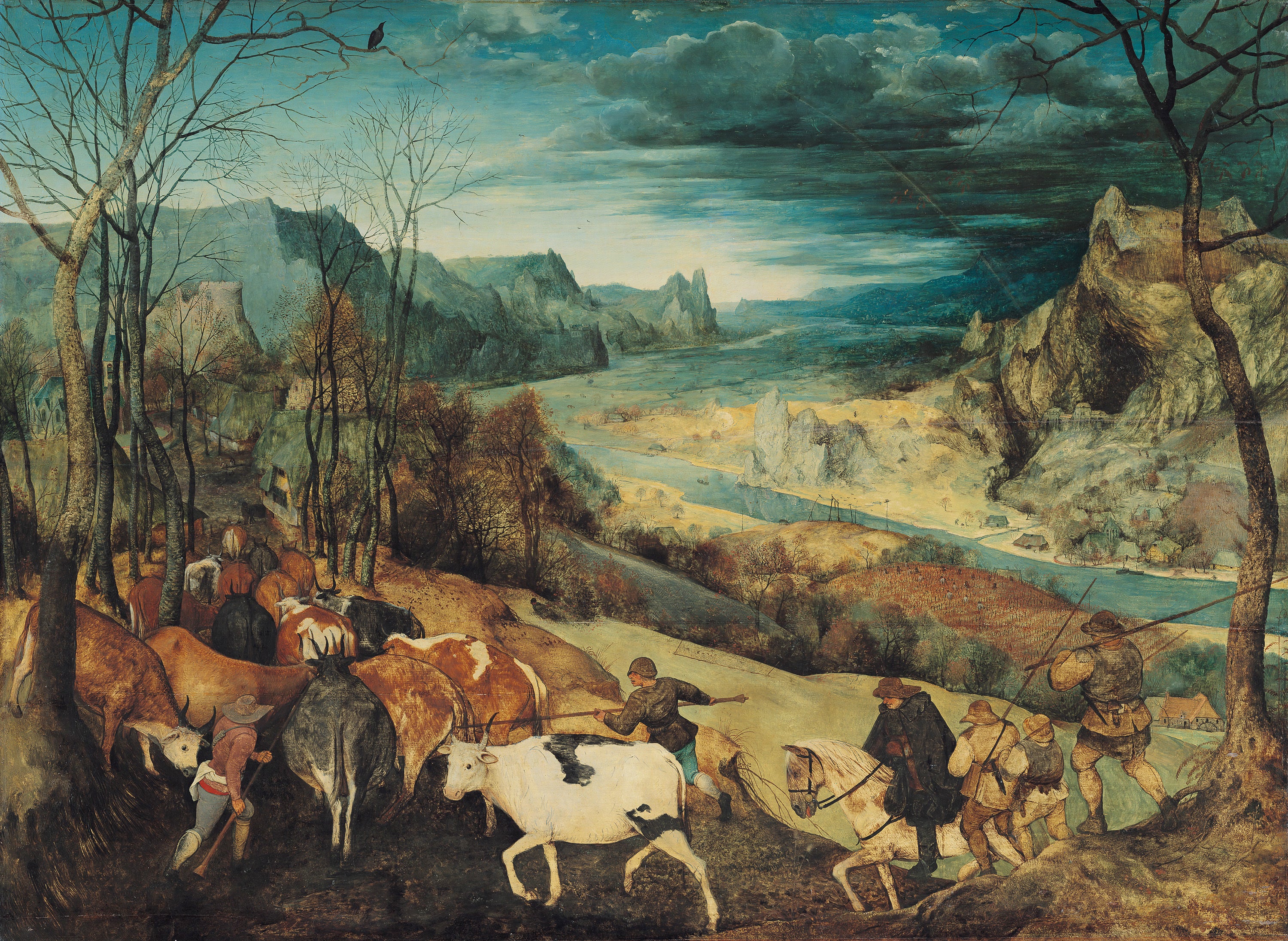 Il Rientro degli Allevamenti - Pieter Brueghel il Vecchio