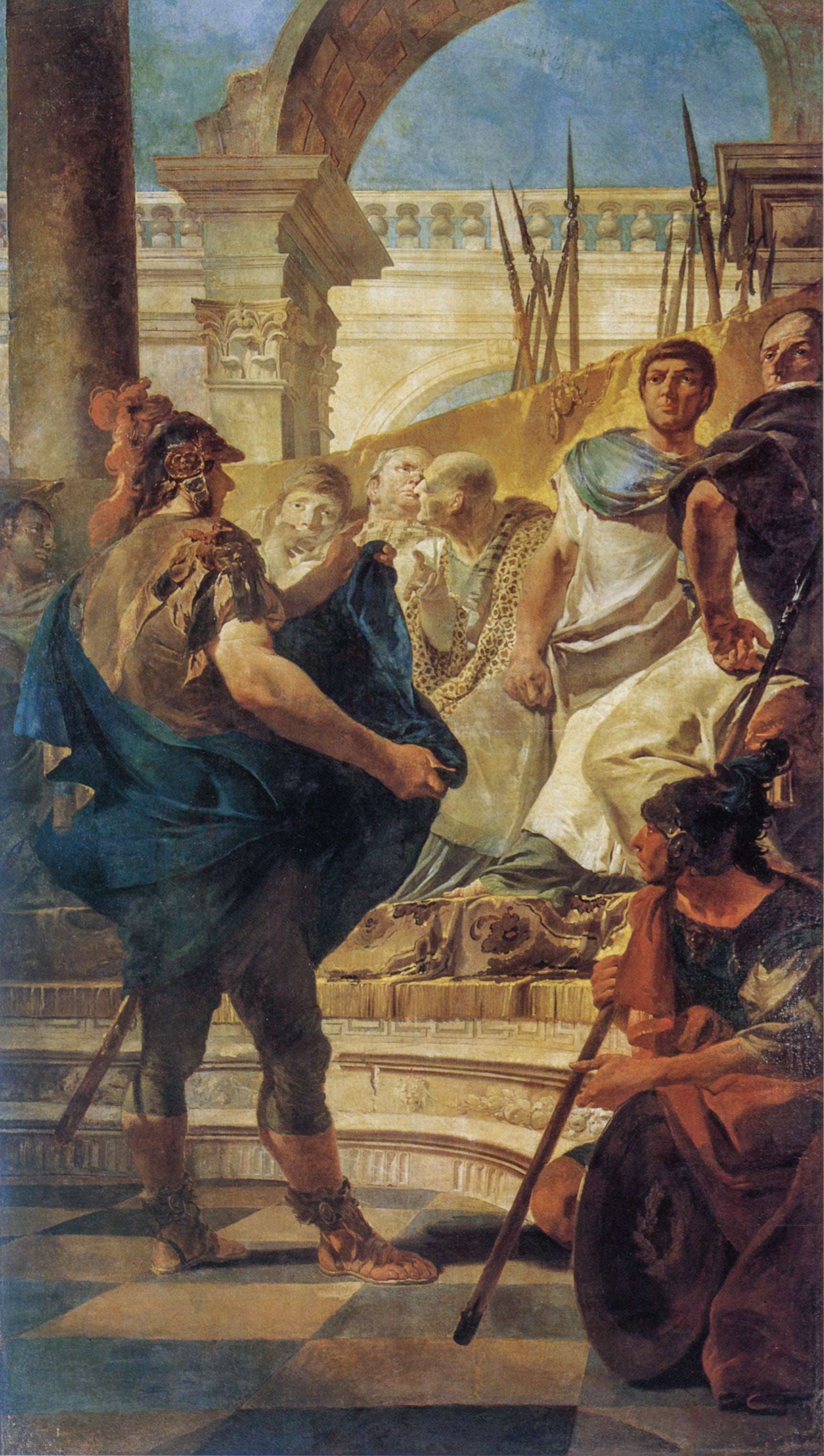 Quintus Fabius Maximus devant le Sénat de Carthage - Giovanni Battista Tiepolo
