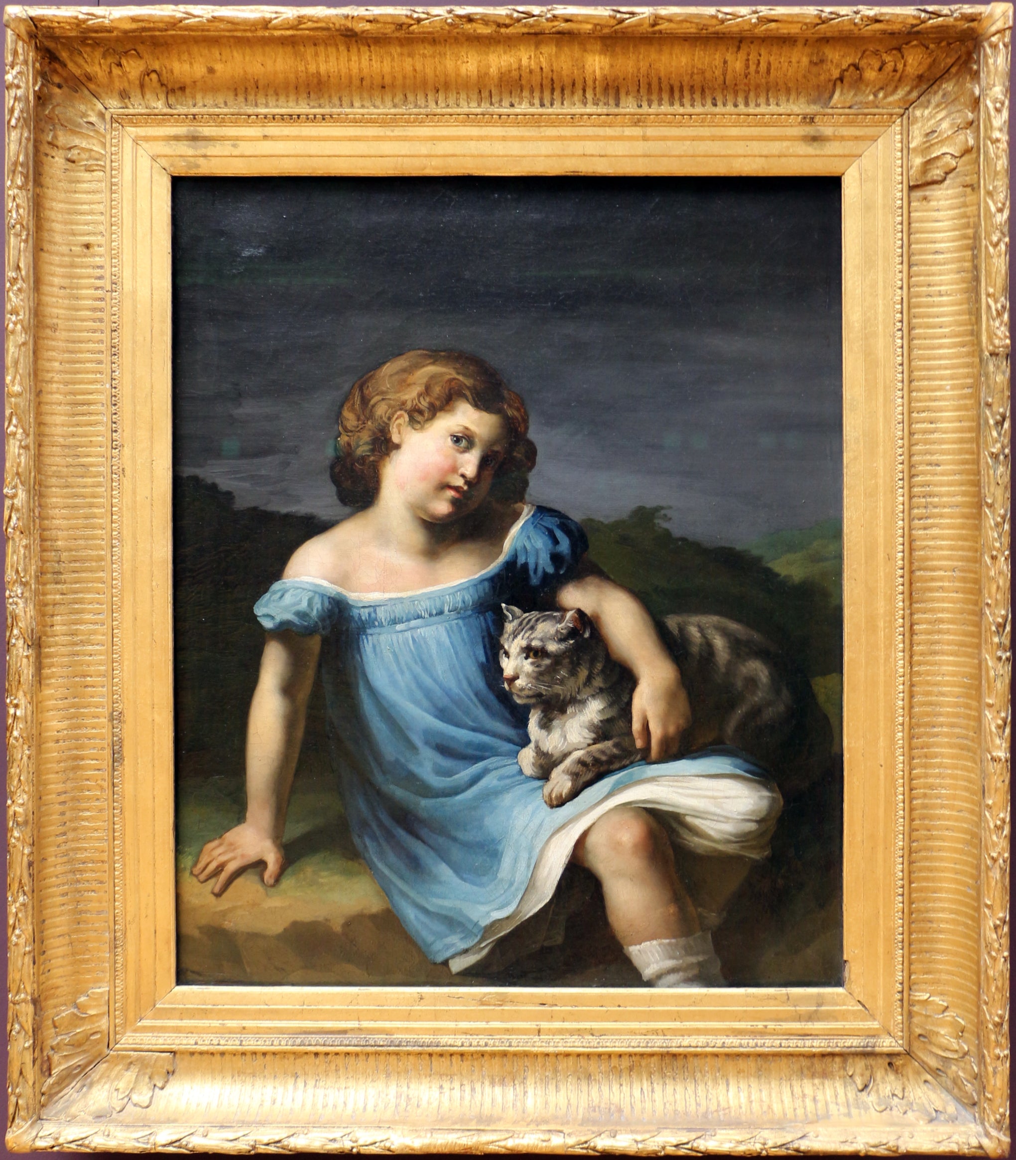 Reproduction du tableau « Louise Vernet enfant - Théodore Géricault » par Alpha Reproduction en peinture à l’huile