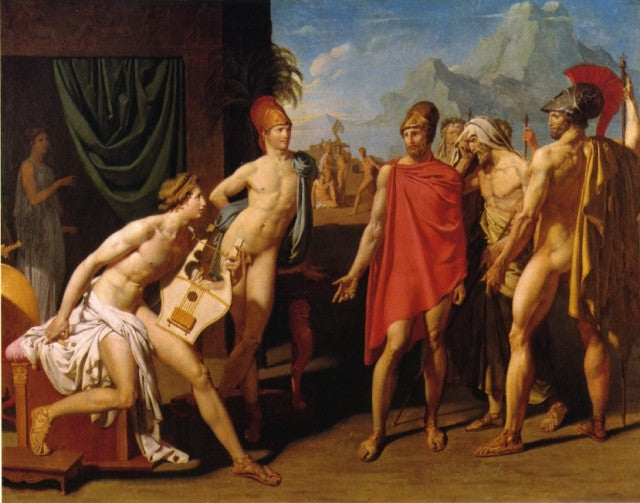 Achille che riceve gli ambasciatori di Agamennone - Jean-Auguste-Dominique Ingres