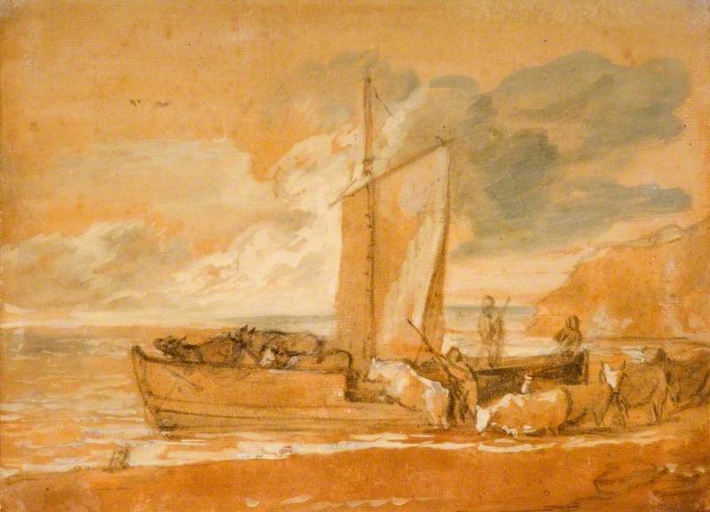 Un bac à bétail - Thomas Gainsborough