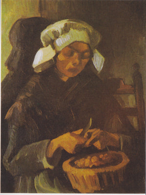 Contadina che sbuccia patate - Vincent van Gogh