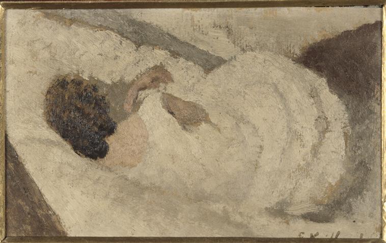 Femme couchée de dos - Édouard Vuillard