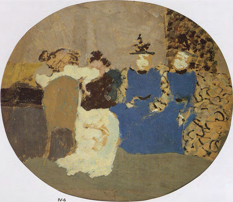 En visite, les demoiselles Fornachon - Édouard Vuillard