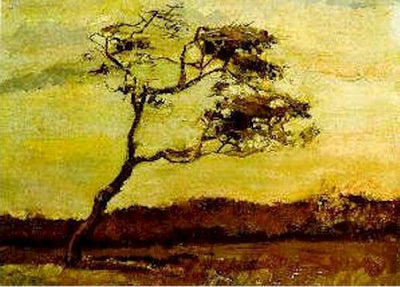 Albero frustato dal vento - Vincent van Gogh