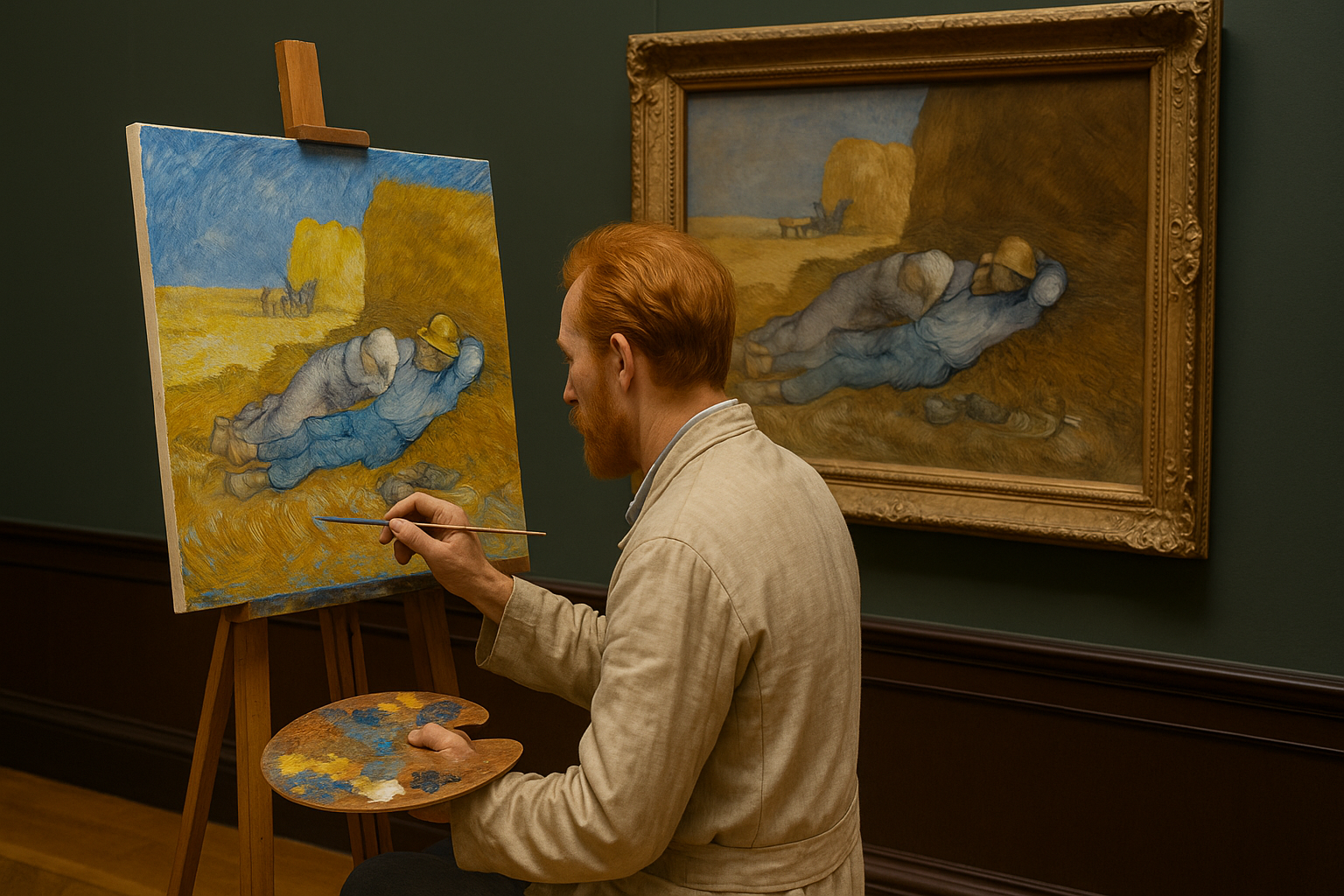 Van Gogh Il Riposo : Quando la calma contadina diventa opera d'arte eterna