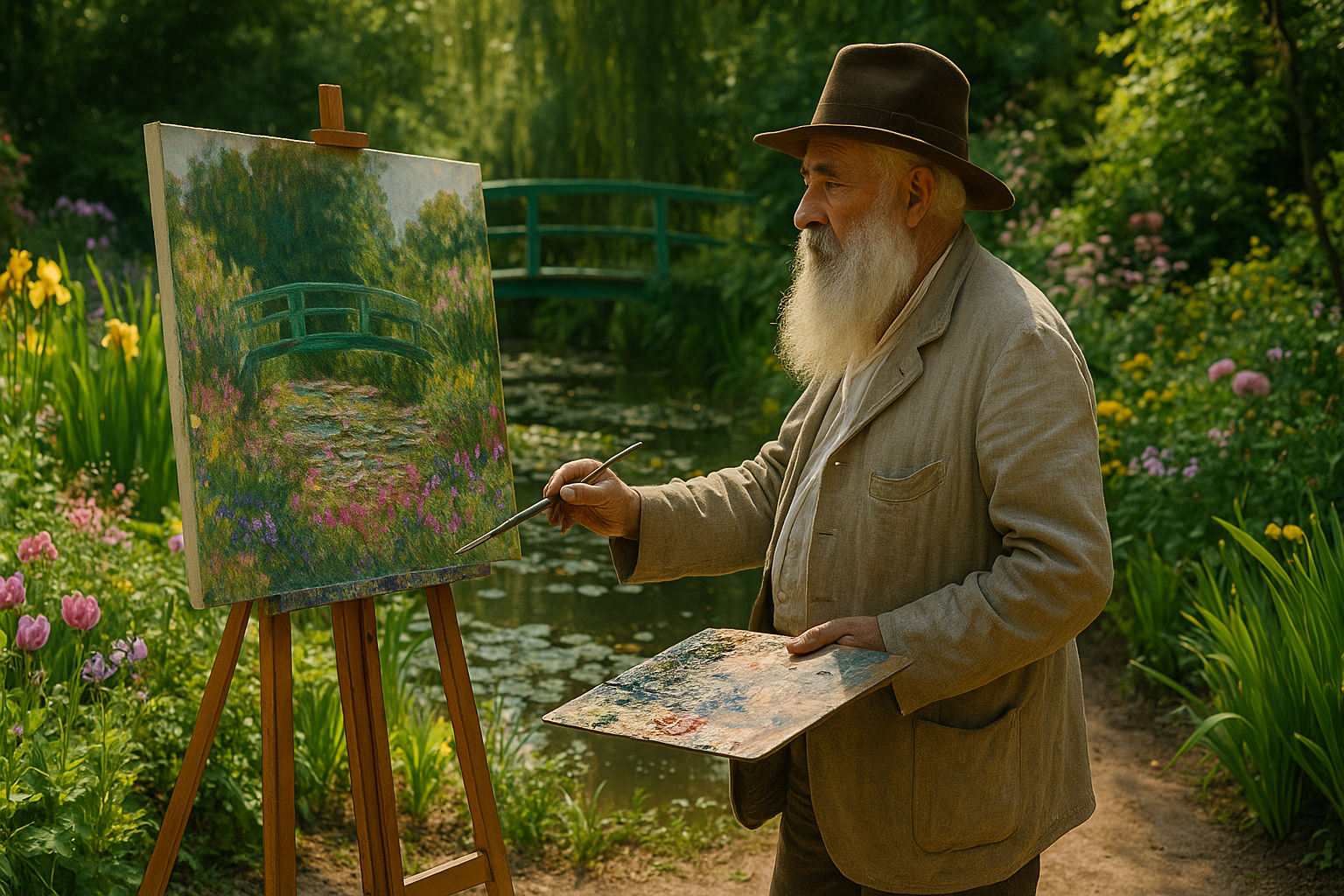 Giardino di Claude Monet: una sinfonia floreale immortalata nella pittura