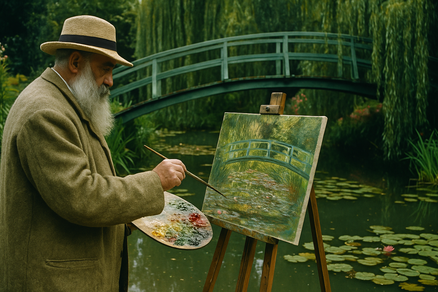 Il ponte giapponese di Monet – Un capolavoro impressionista nel cuore di Giverny