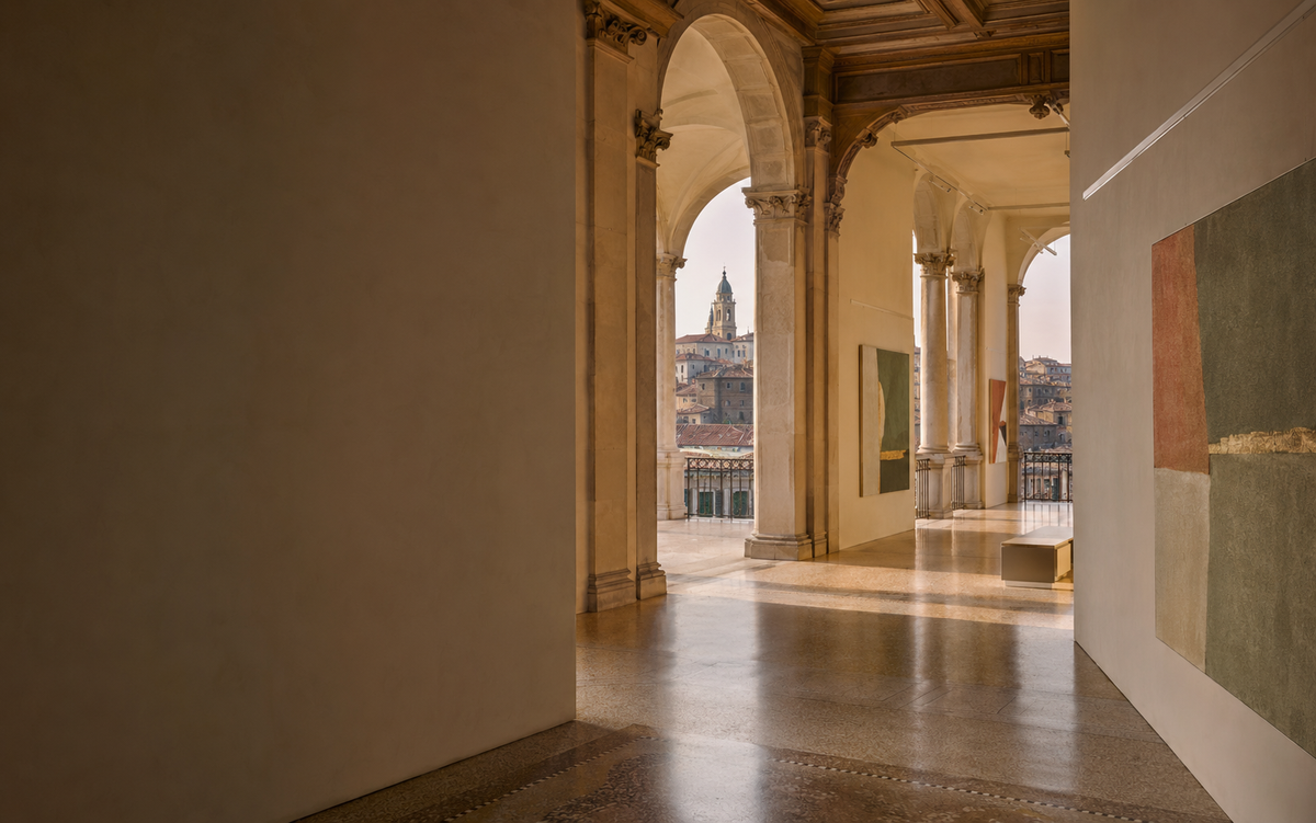 Galeries d’art à Bergame, galerie contemporaine dans un palais historique